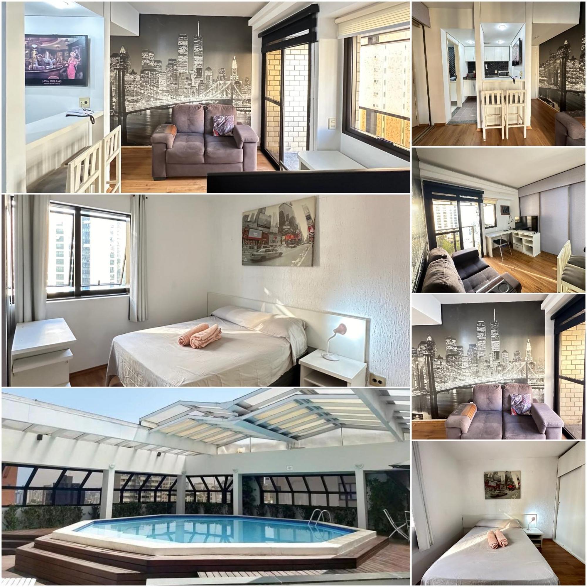 1601 Apart-Hotel Qi Intelligent Ibirapuera 圣保罗 外观 照片